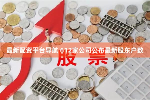 最新配资平台导航 612家公司公布最新股东户数